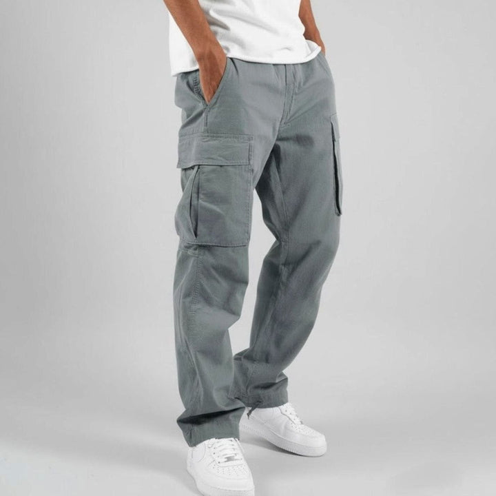 Roger | Men's Relaxed Fit Multi-Pocket Streetwear Cargo Pants