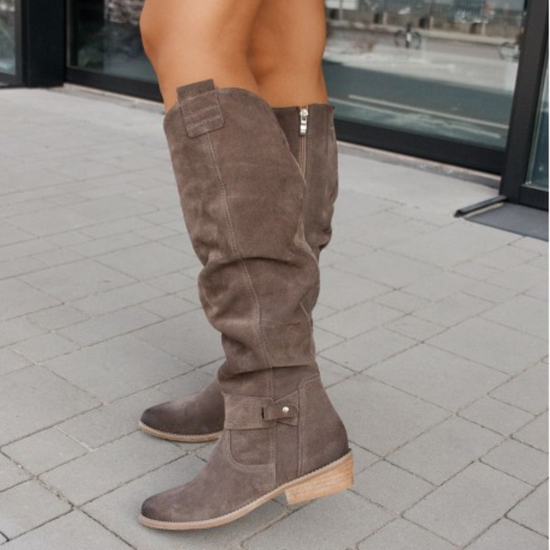 Boots For Women | Flat Heel Closed Toe
