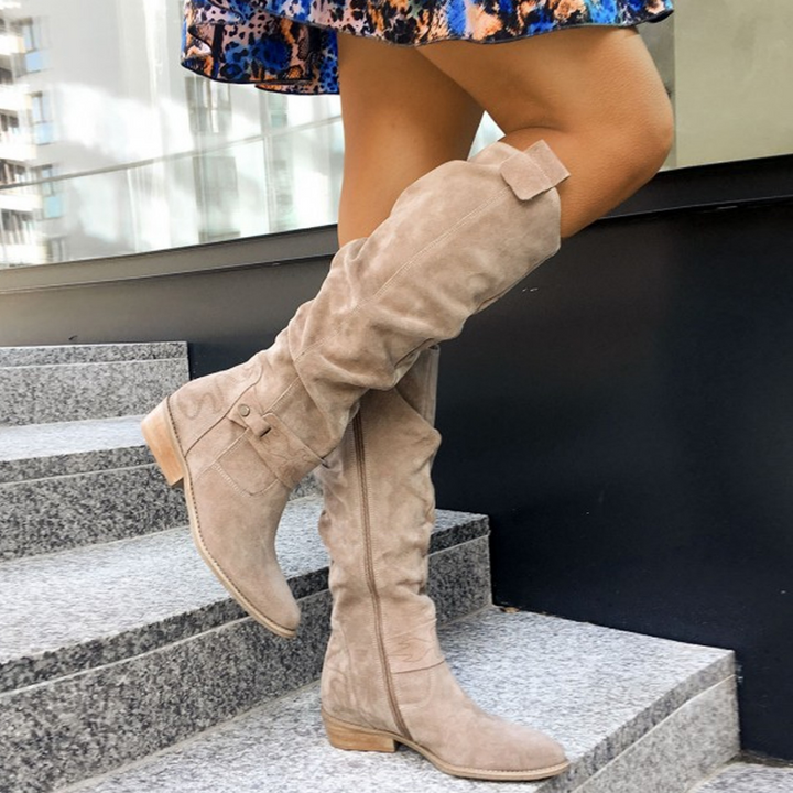 Boots For Women | Flat Heel Closed Toe