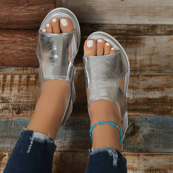 Sandals For Women | Open Toe Wide Upper Panel