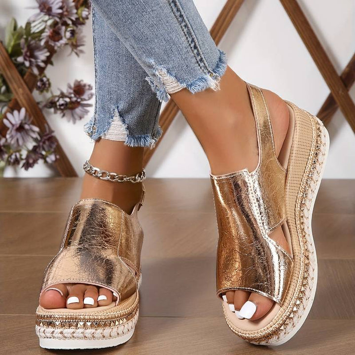 Sandals For Women | Open Toe Wide Upper Panel