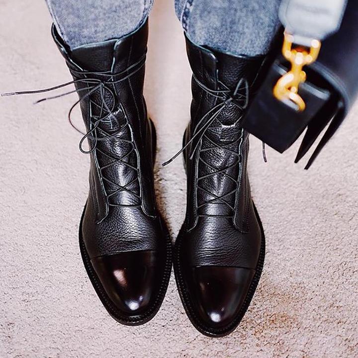 Boots For Women | Mid Calf Closed Toe