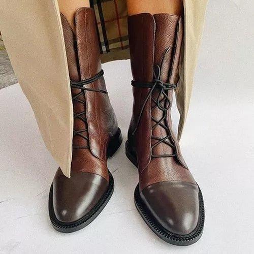Boots For Women | Mid Calf Closed Toe