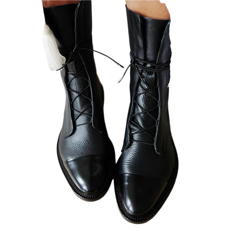 Boots For Women | Mid Calf Closed Toe