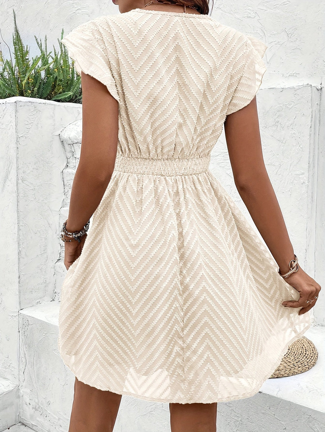 Women's Dress | Textured Pattern Mini