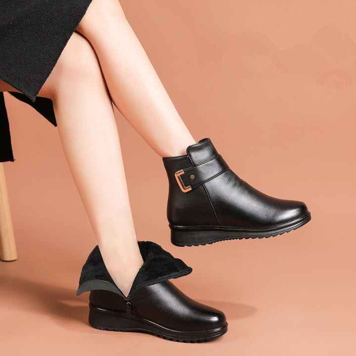 Boots for Women | Ankle-Height Buckle Strap