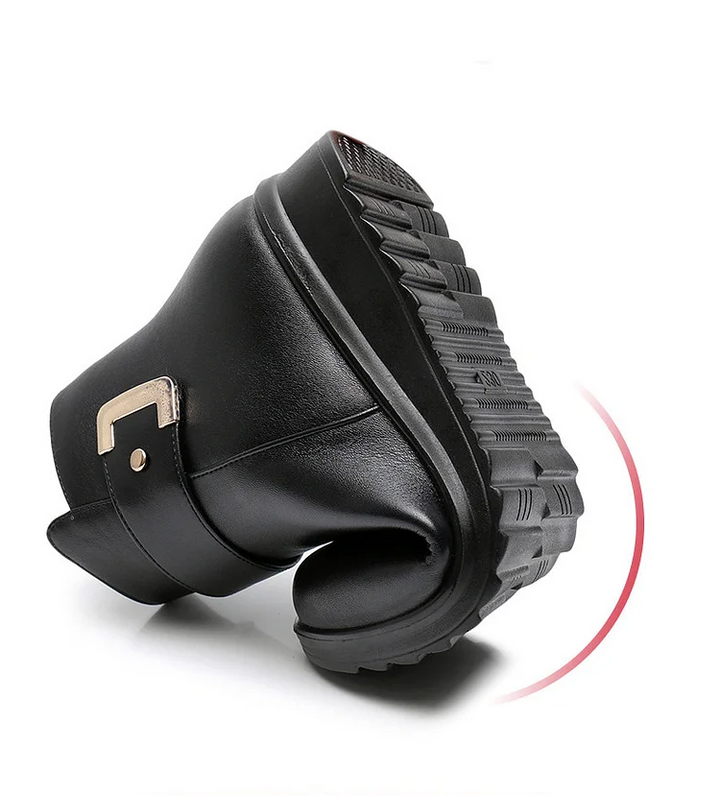 Boots for Women | Ankle-Height Buckle Strap