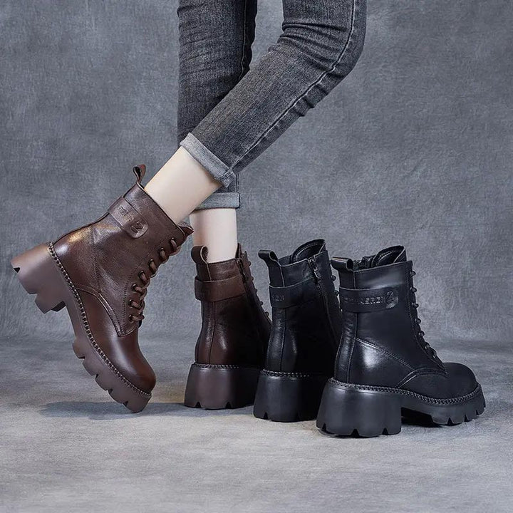 Boots for Women | Platform Round Toe