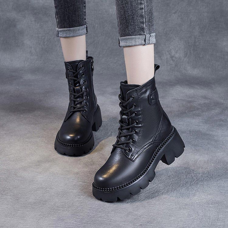 Boots for Women | Platform Round Toe