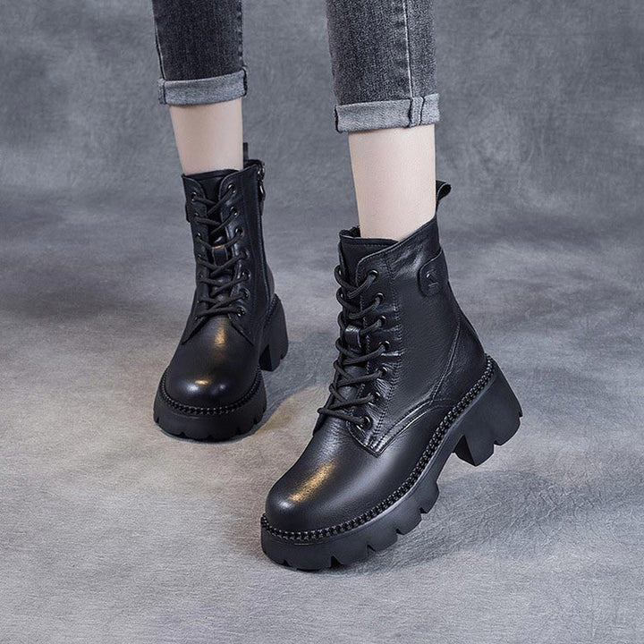 Boots for Women | Platform Round Toe