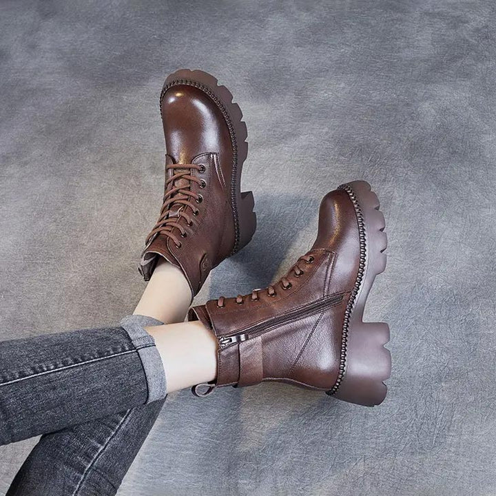 Boots for Women | Platform Round Toe