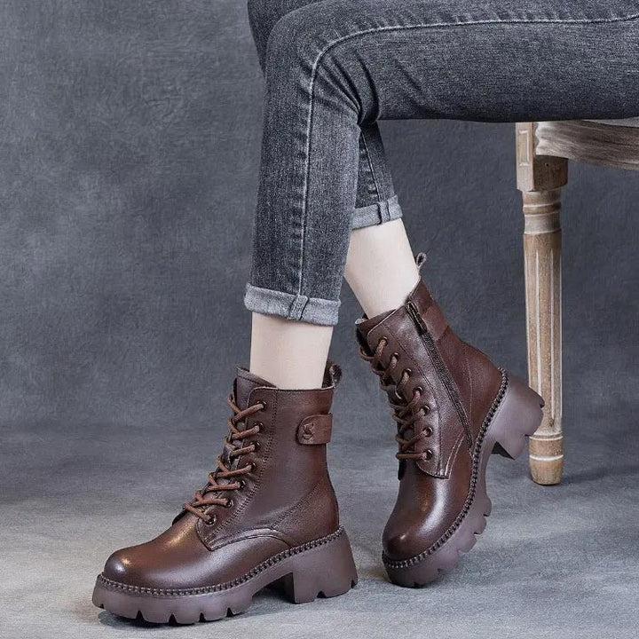 Boots for Women | Platform Round Toe