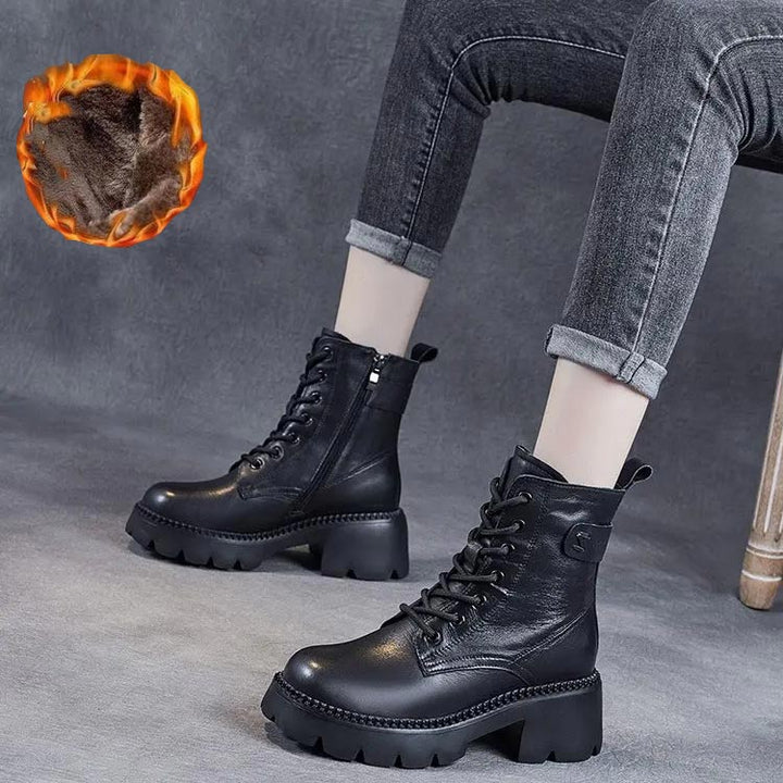 Boots for Women | Platform Round Toe