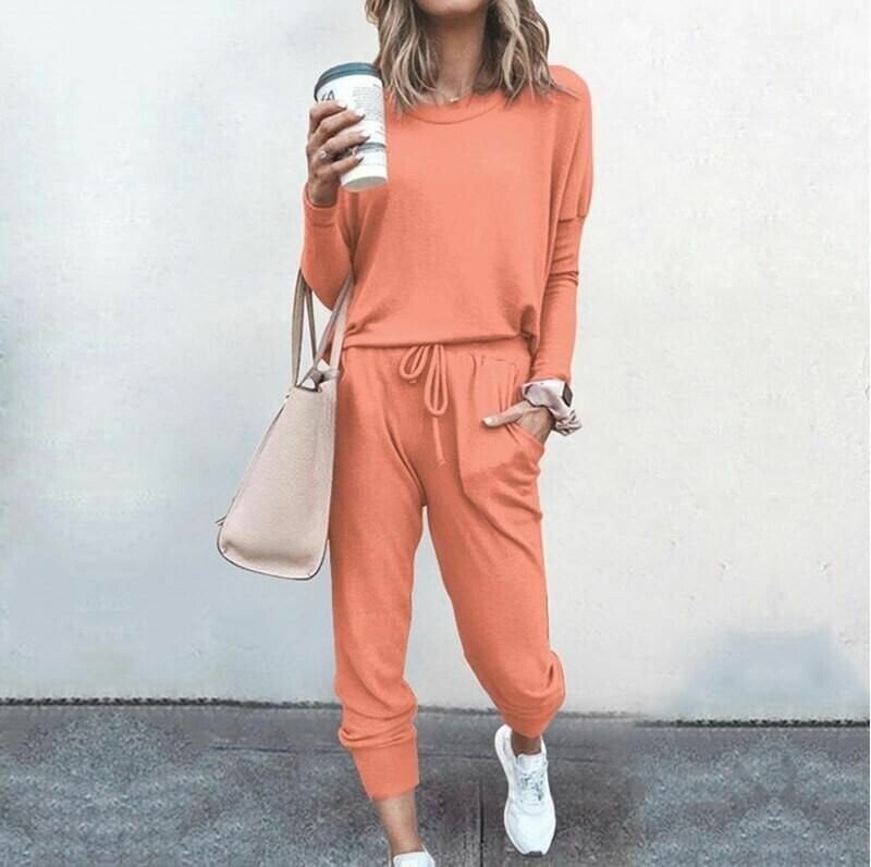 Women's Two-Piece Set | Straight Silhouette Sleeve