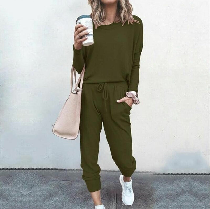 Women's Two-Piece Set | Straight Silhouette Sleeve
