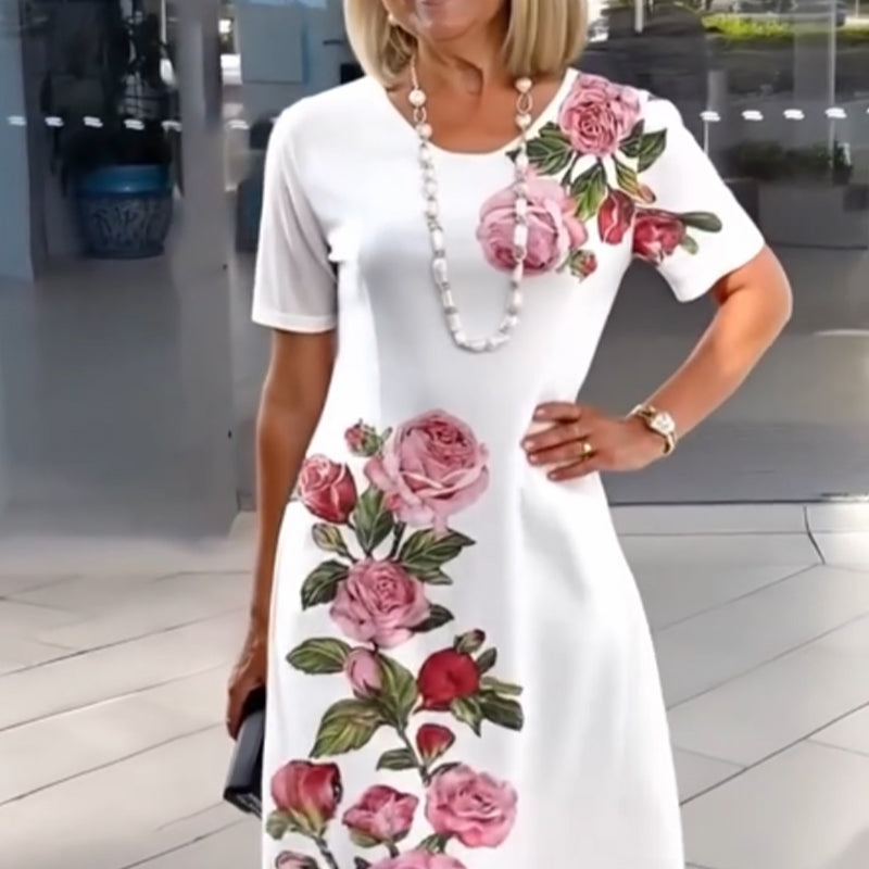 Women’s Dress | Floral Placement Pattern