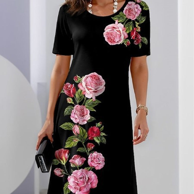 Women’s Dress | Floral Placement Pattern