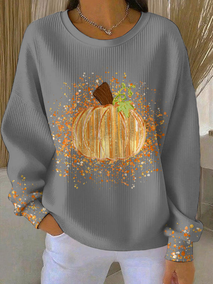 Women's Sweatshirt | Illustrated Front Graphic Crew Neckline