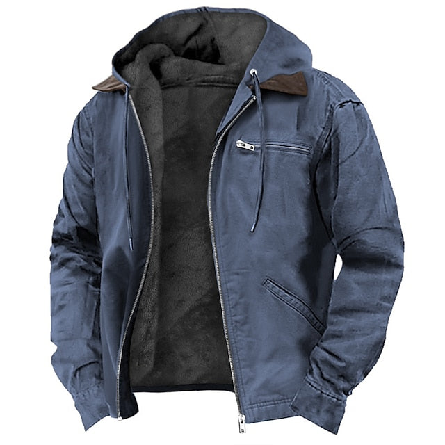 Men's Jacket | Zipper Front with Pockets