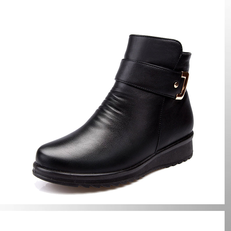Boots for Women | Ankle-Height Buckle Strap