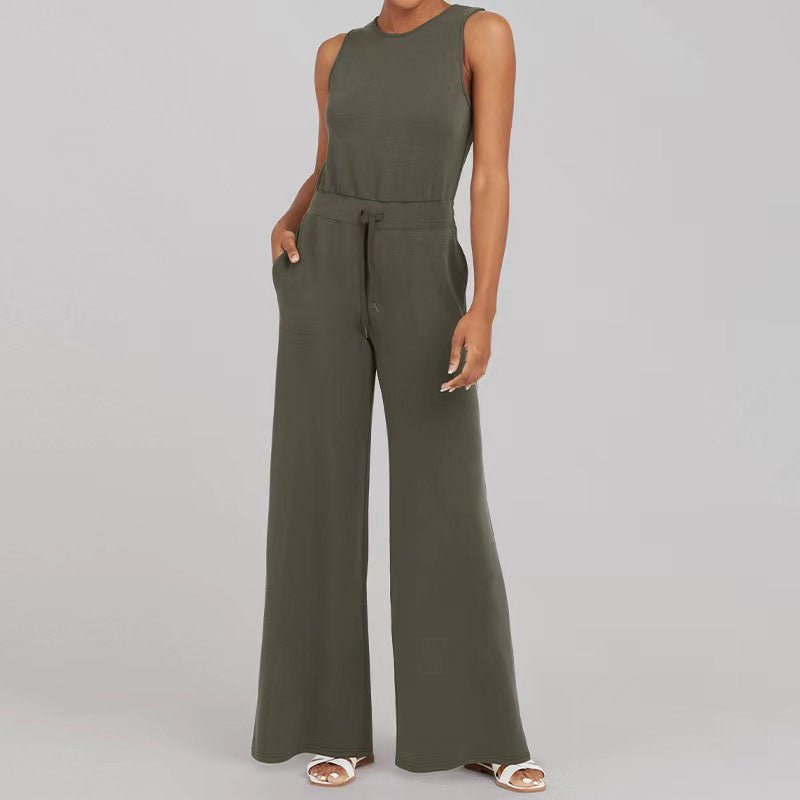 Women’s Jumpsuit | Sleeveless Wide Leg