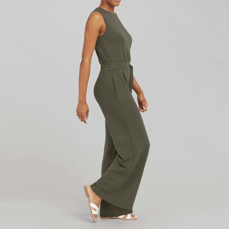 Women’s Jumpsuit | Sleeveless Wide Leg