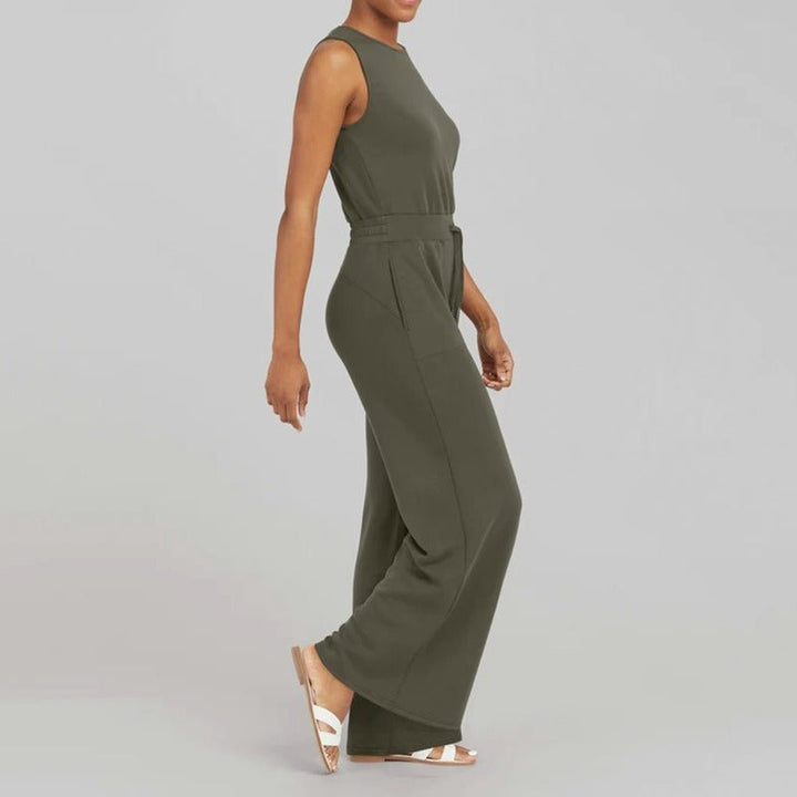 Women’s Jumpsuit | Sleeveless Wide Leg