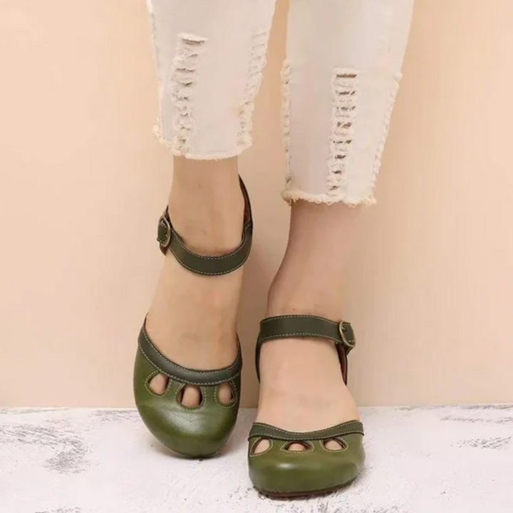 Mary Jane Shoes For Women | Ankle Strap Closed Toe