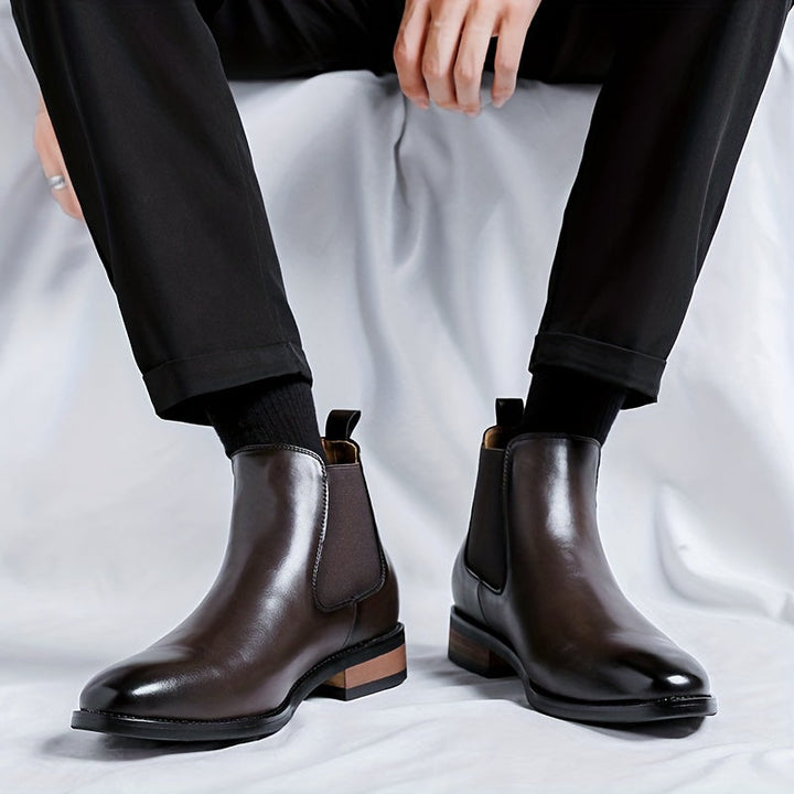 Wendell | Refined Pointed-Toe Chelsea Boots