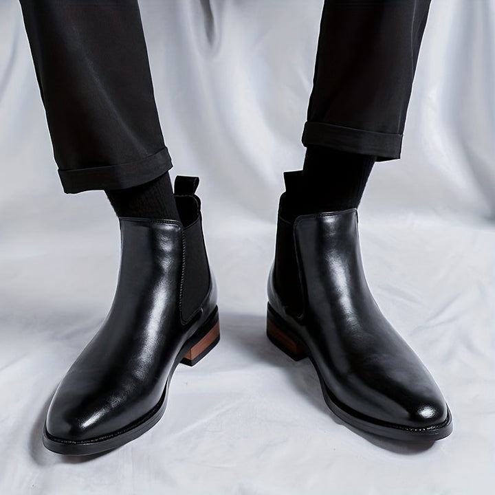 Wendell | Refined Pointed-Toe Chelsea Boots