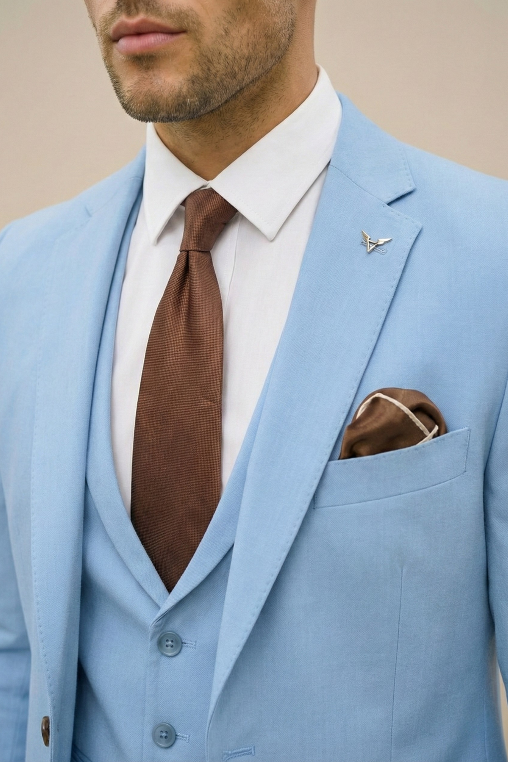 Zeke | Men's Modern Three-Piece Suit Set