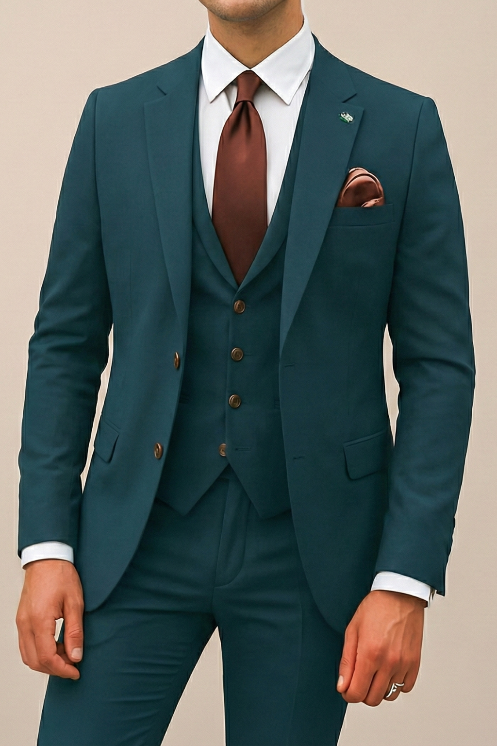 Zeke | Men's Modern Three-Piece Suit Set