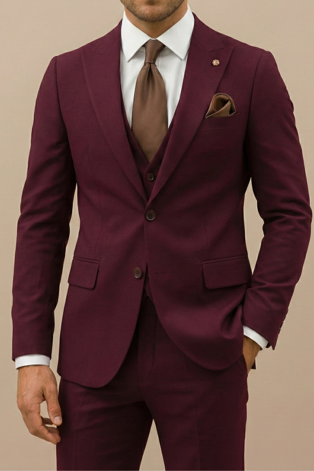 Zeke | Men's Modern Three-Piece Suit Set